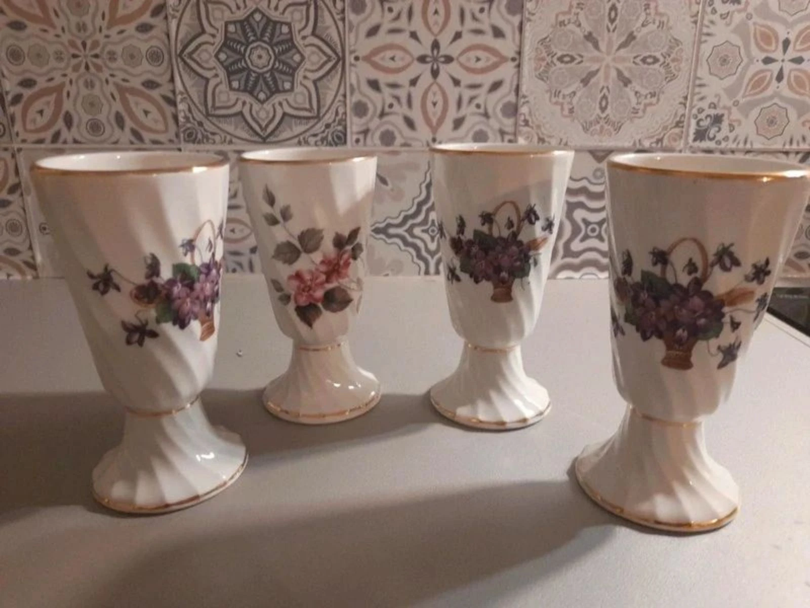 Lot mazagrans shabby